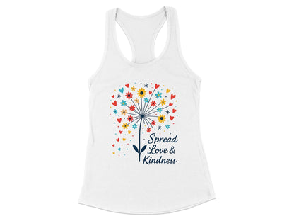 Spread Love Kindness Racerback Tank Top