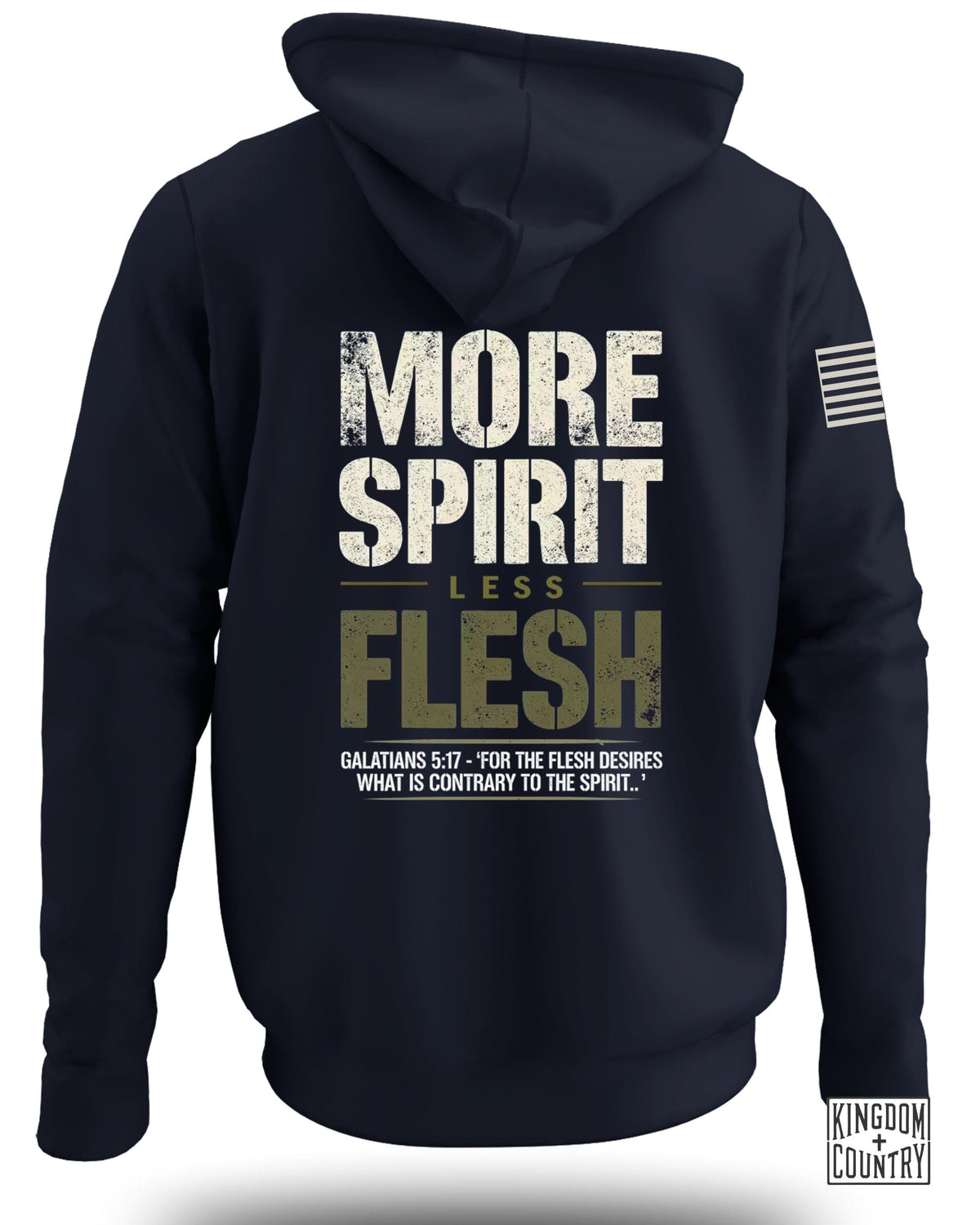 More Spirit Less Flesh Hoodie