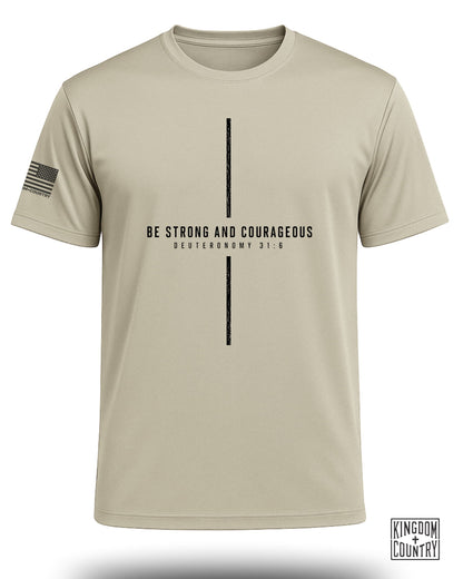 Be Strong And Courageous Performance Shirt