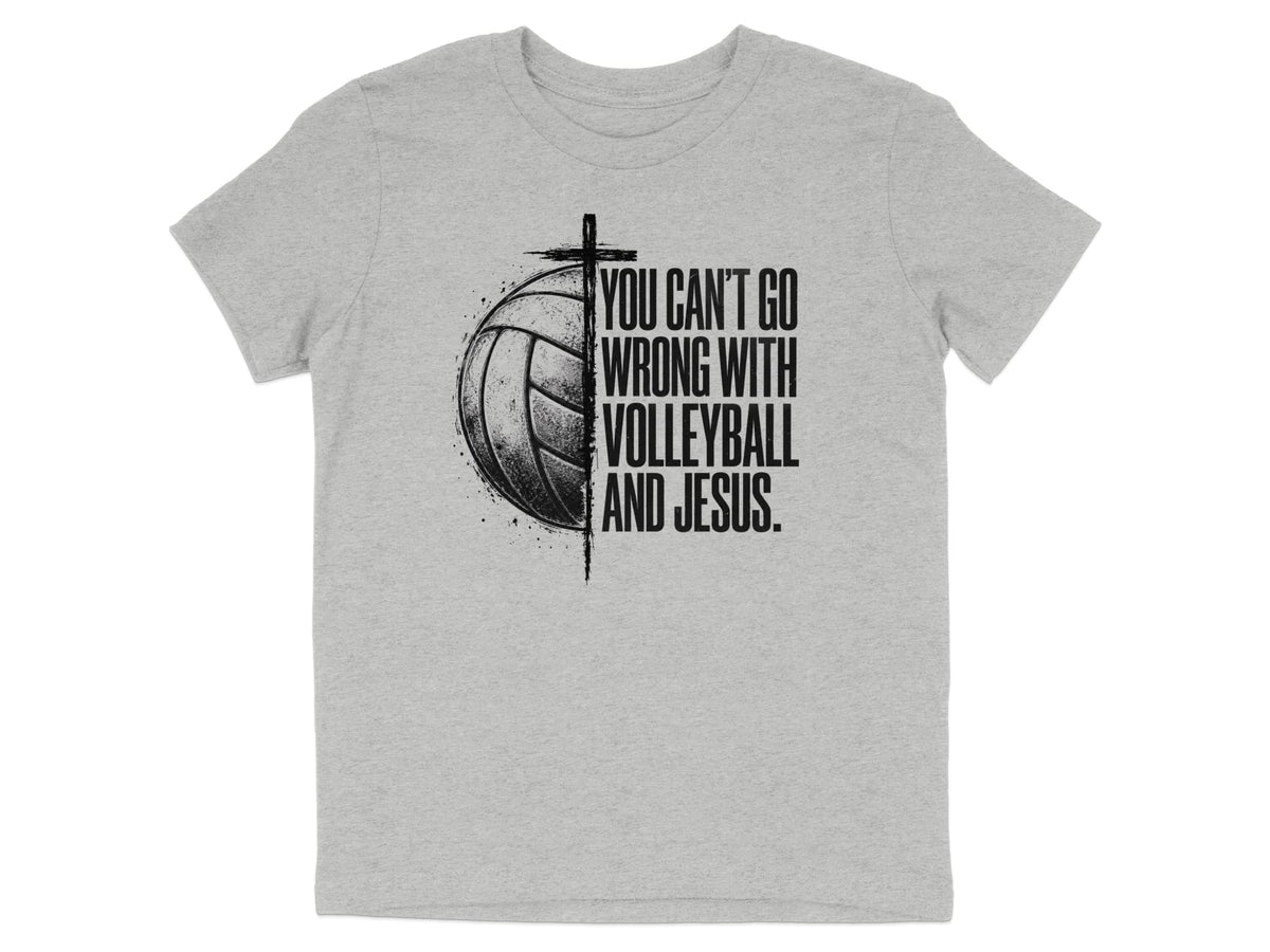Volleyball And Jesus Youth T-Shirt