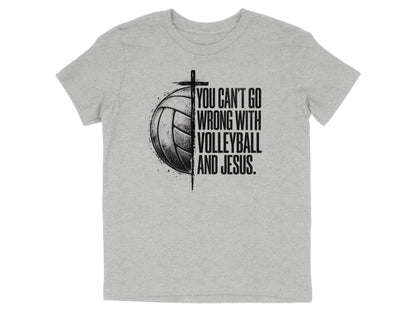 Volleyball And Jesus Youth T-Shirt
