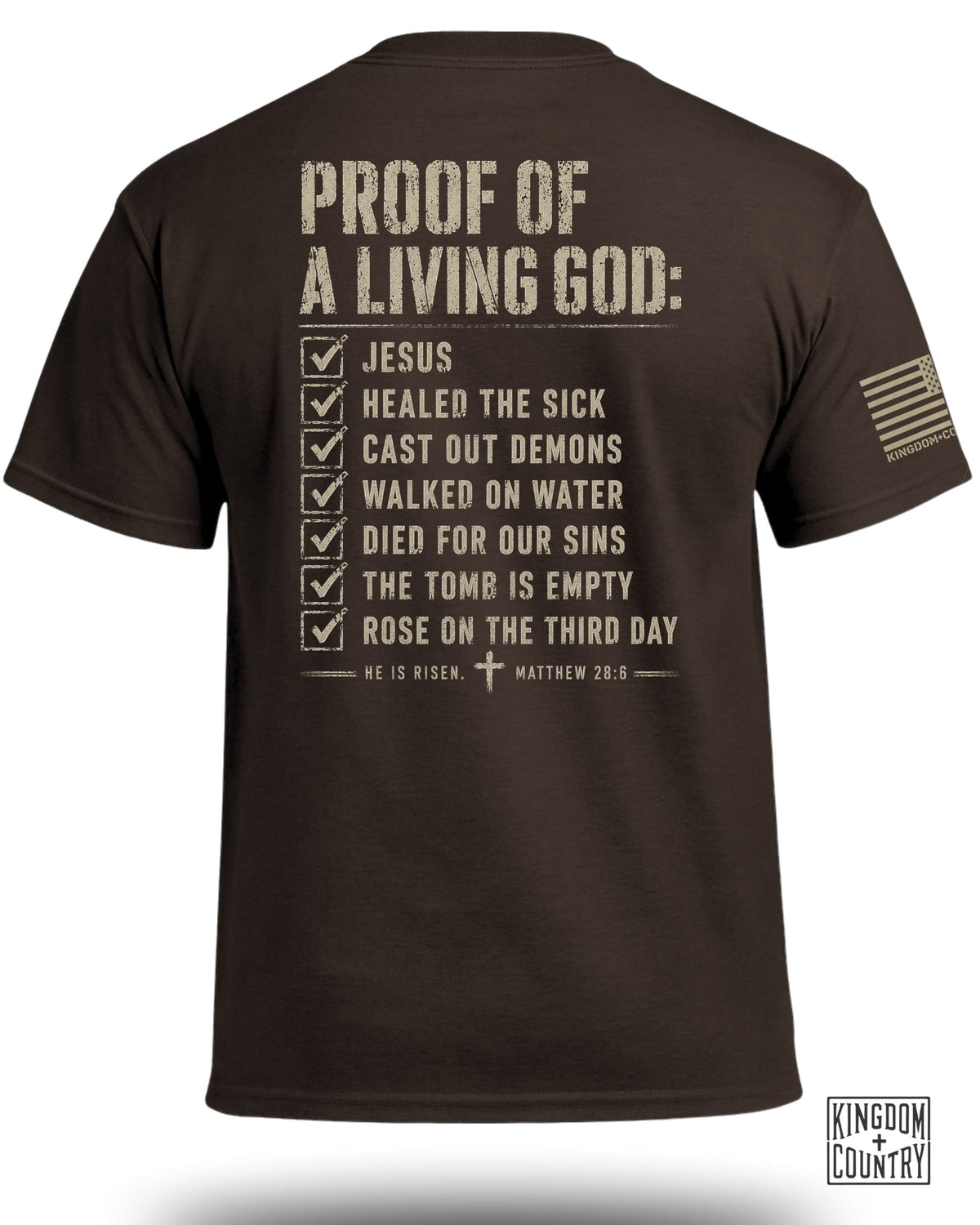 Proof Of Jesus Checklist T-Shirt
