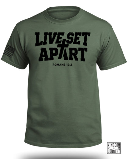 Live Set Apart Romans 12:2 T-Shirt