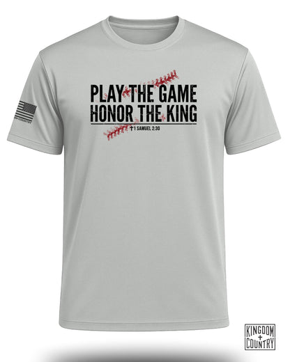 Play The Game Faith Baseball Performance Shirt