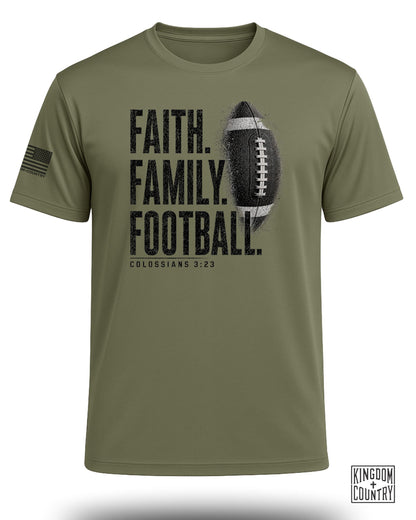Faith Family Football Performance Shirt