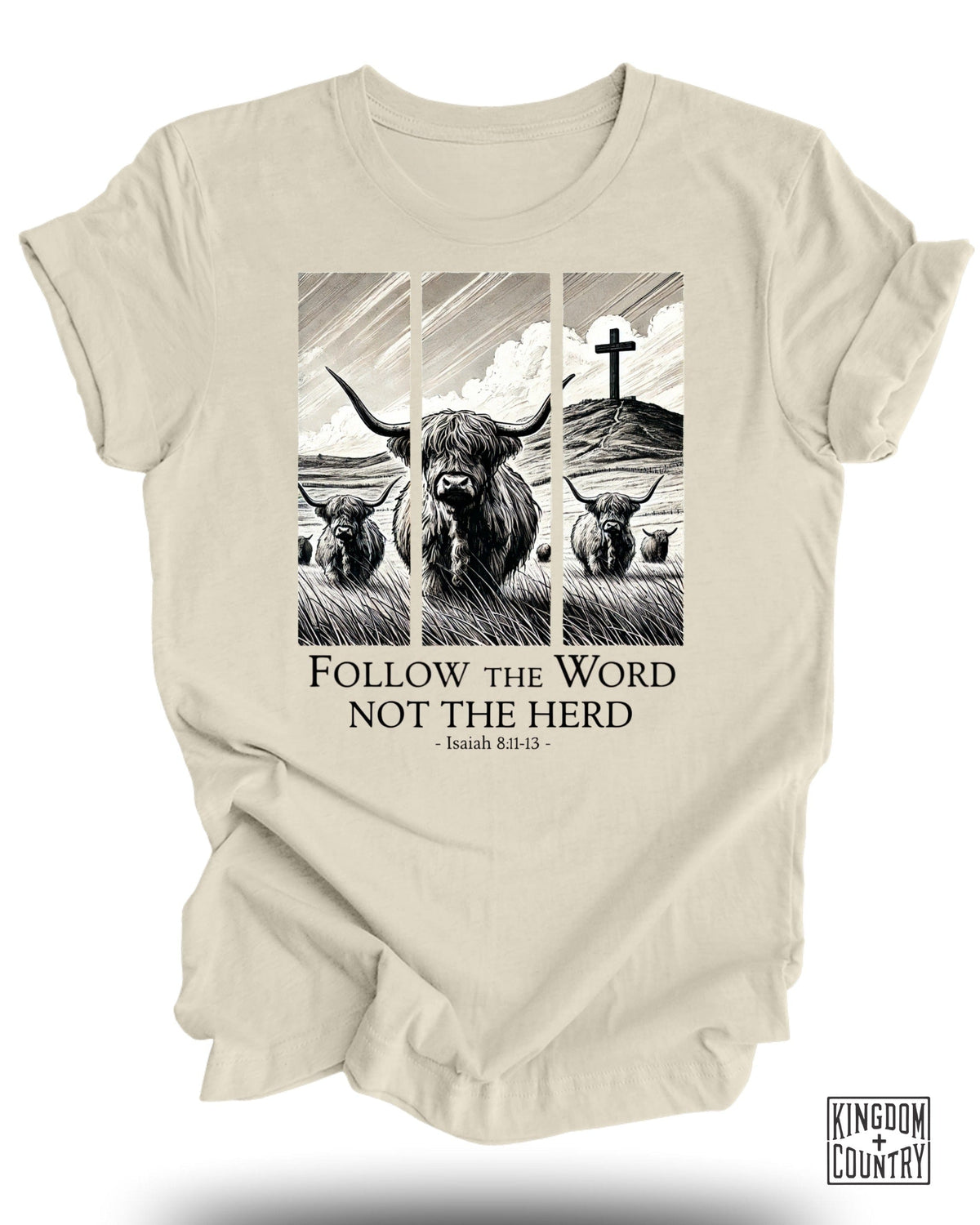 Follow the Word Not the Herd Christian T-Shirt