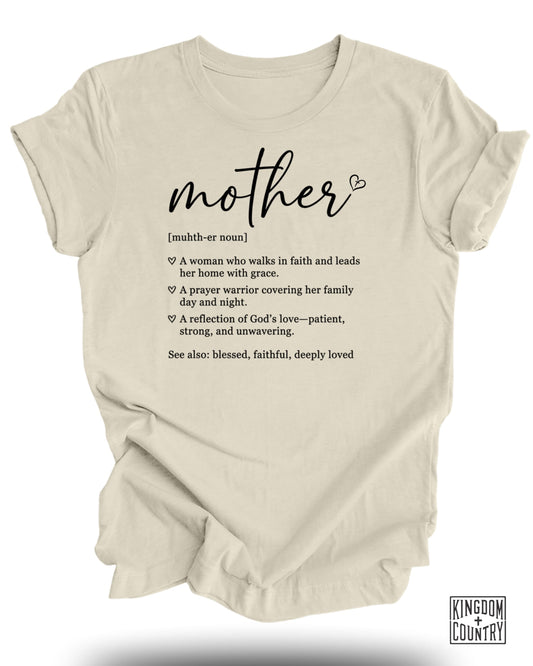 Christian Mother Definition T-Shirt