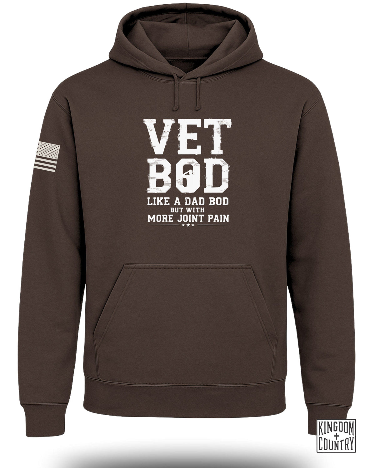 Vet Bod Like Dad Bod Hoodie (Front)