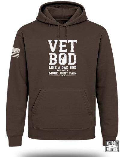 Vet Bod Like Dad Bod Hoodie (Front)