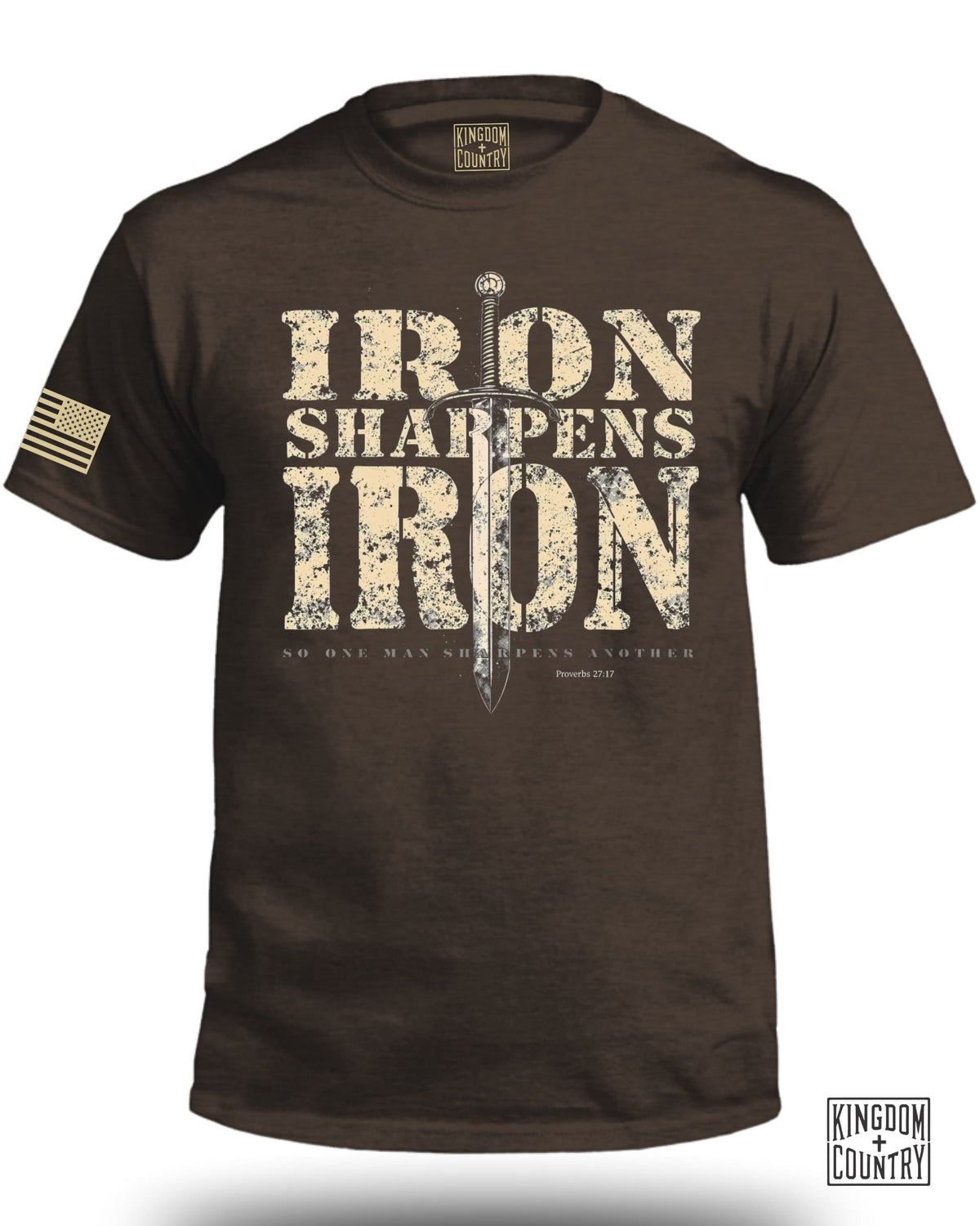 Iron Sharpens Iron Proverbs 27:17 T-Shirt