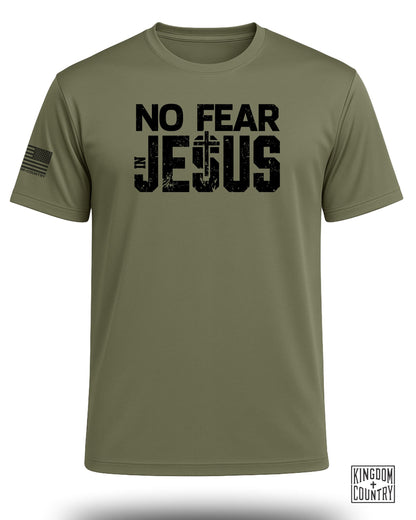 No Fear In Jesus Bold Performance Shirt