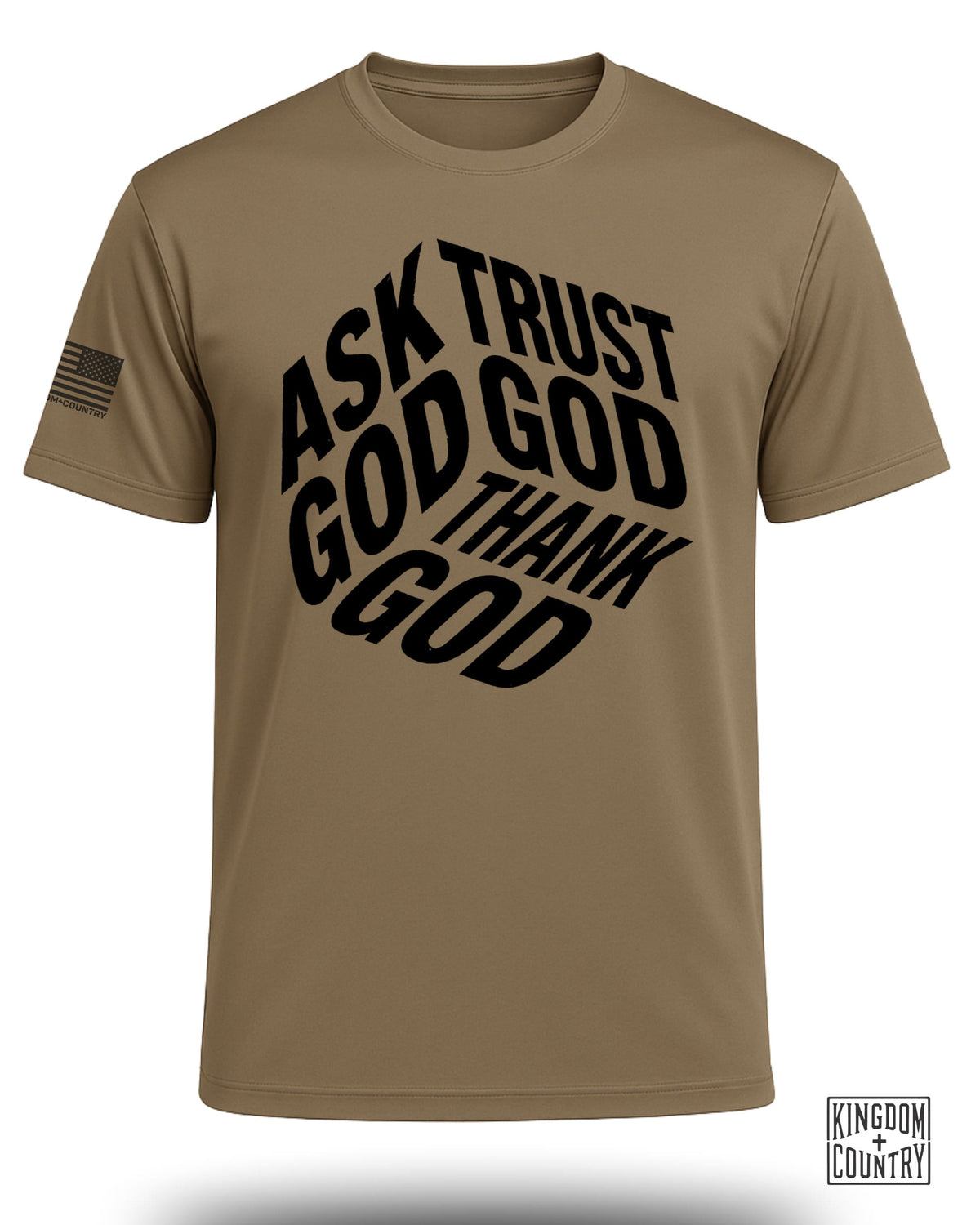 Ask Trust Thank God Performance Shirt