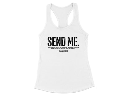 Send Me Isaiah 6:8 Racerback Tank