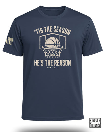 Tis The Season Basketball Performance Shirt