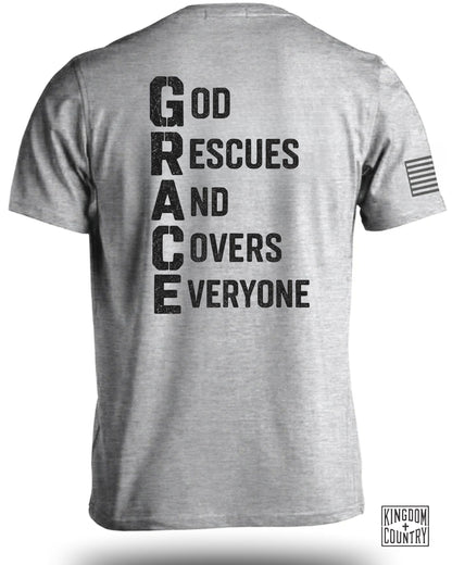 GRACE God Rescues And Covers Everyone T-Shirt