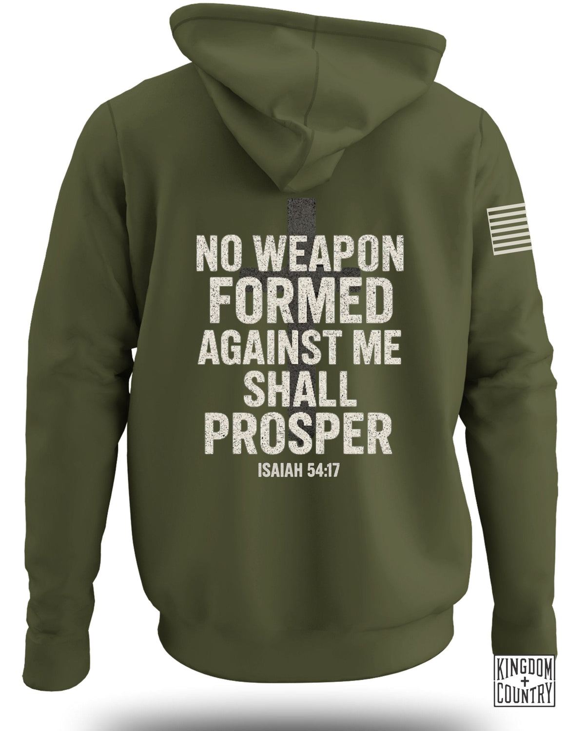 No Weapon Formed Against Me Shall Prosper Hoodie