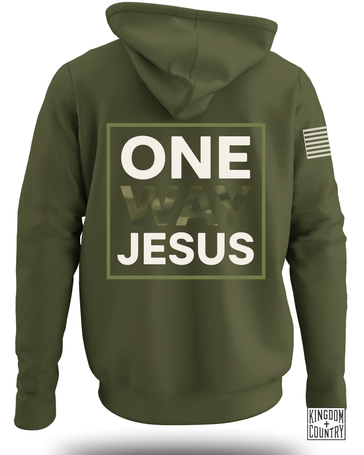 One Way Jesus Camo Hoodie