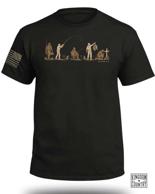 Fisherman Faith Journey T-Shirt