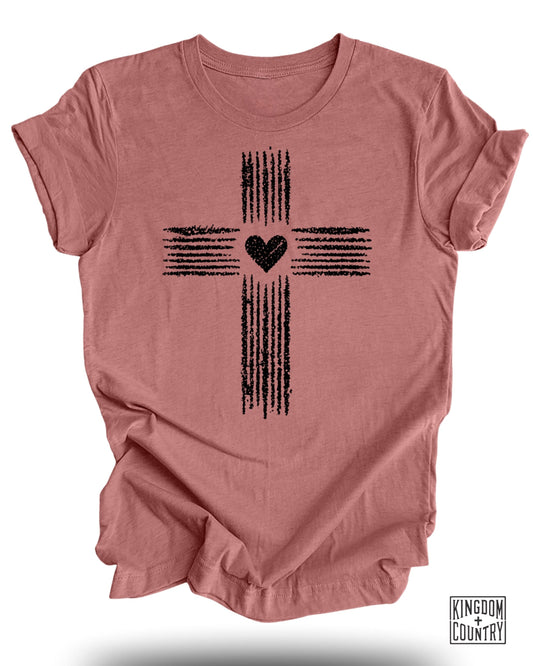 Heart Cross T-Shirt