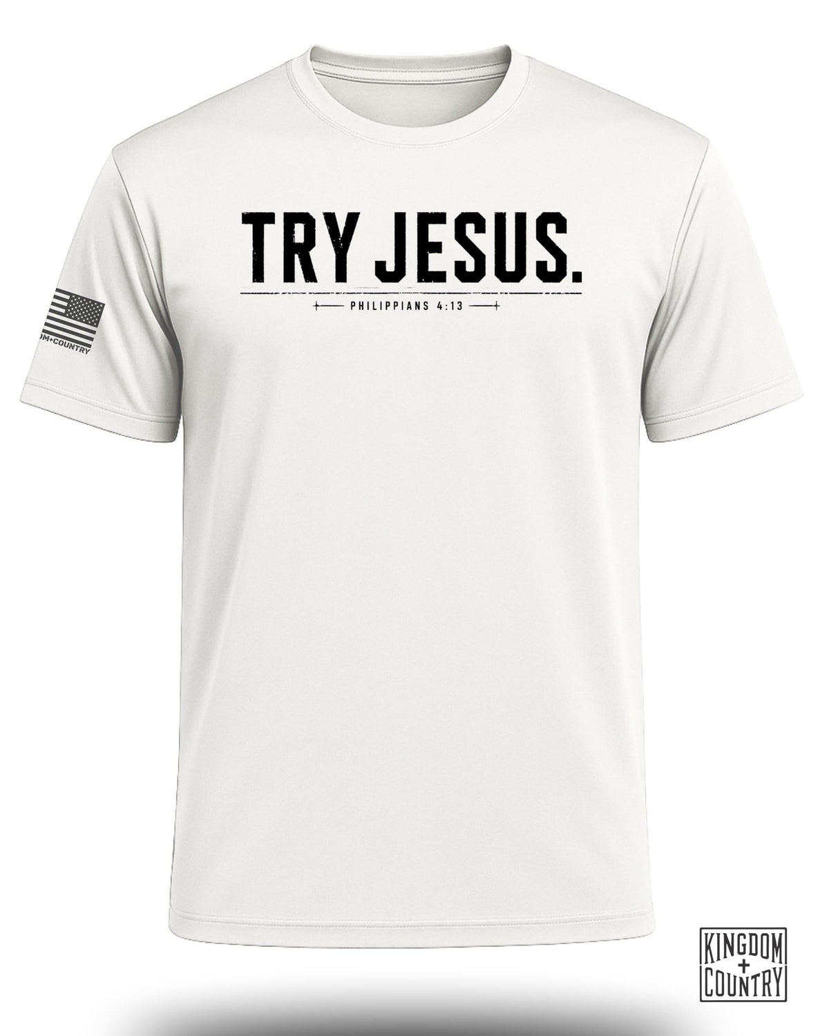 Try Jesus Philippians 4:13 Performance Shirt