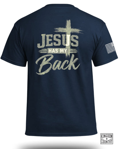 Jesus Has My Back Christian T-Shirt