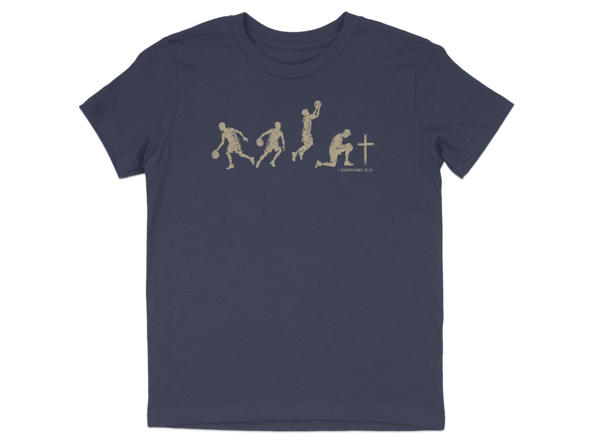 Basketball Faith Journey Youth T-Shirt