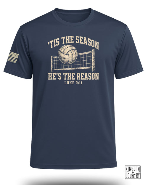 Tis The Season Volleyball Performance Shirt