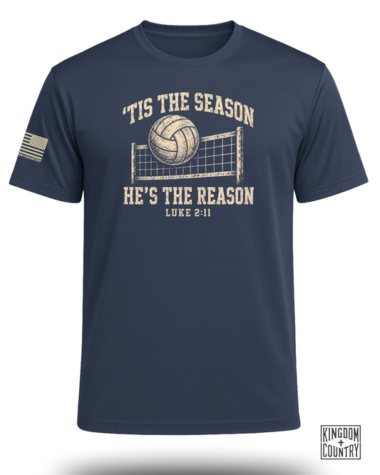 Tis The Season Volleyball Performance Shirt