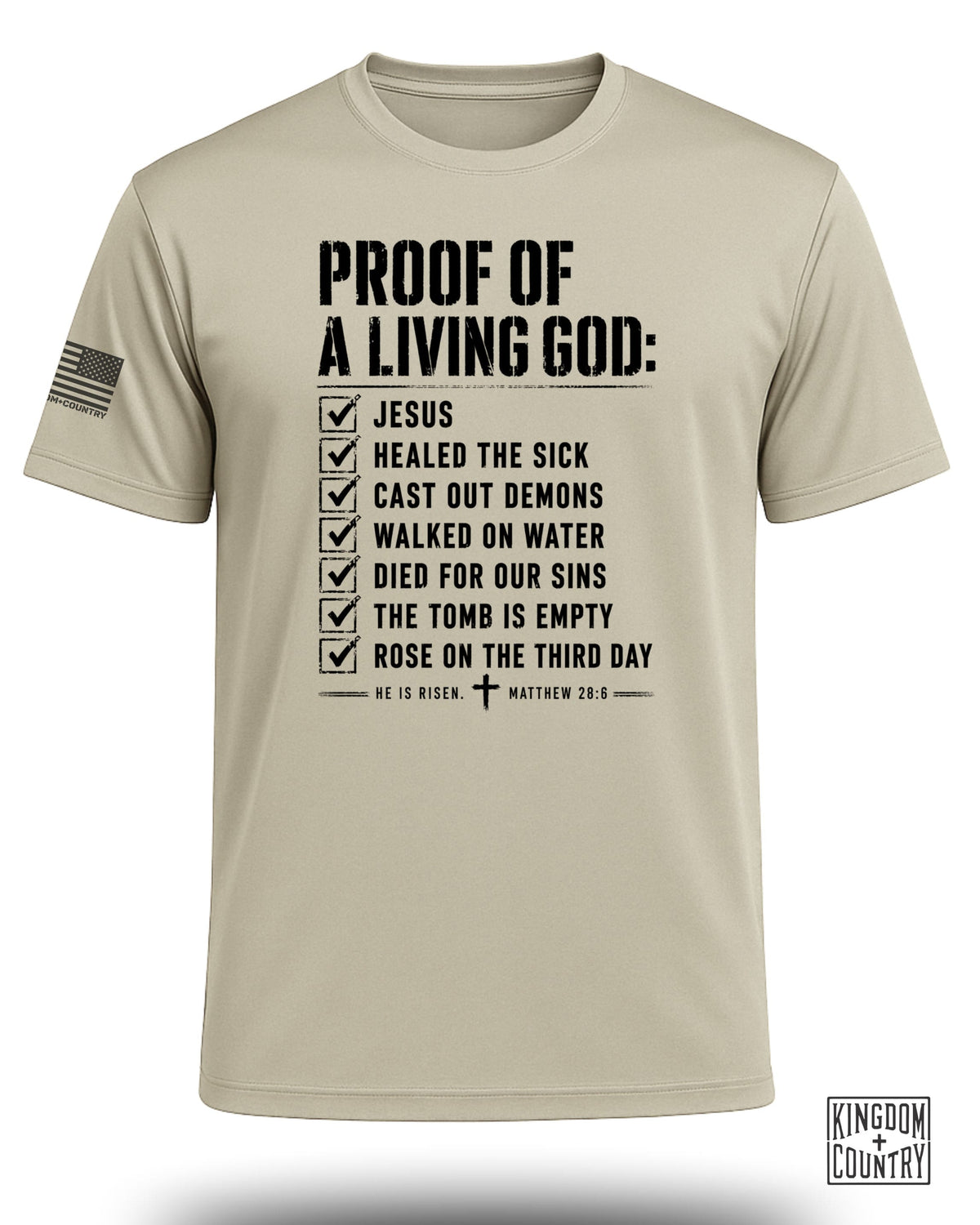 Proof of a Living God Performance Shirt