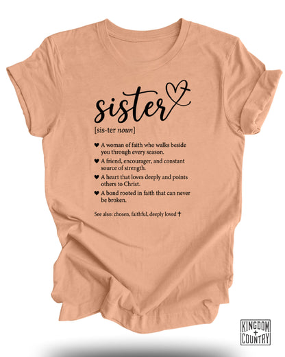 Christian Sister Definition T-Shirt