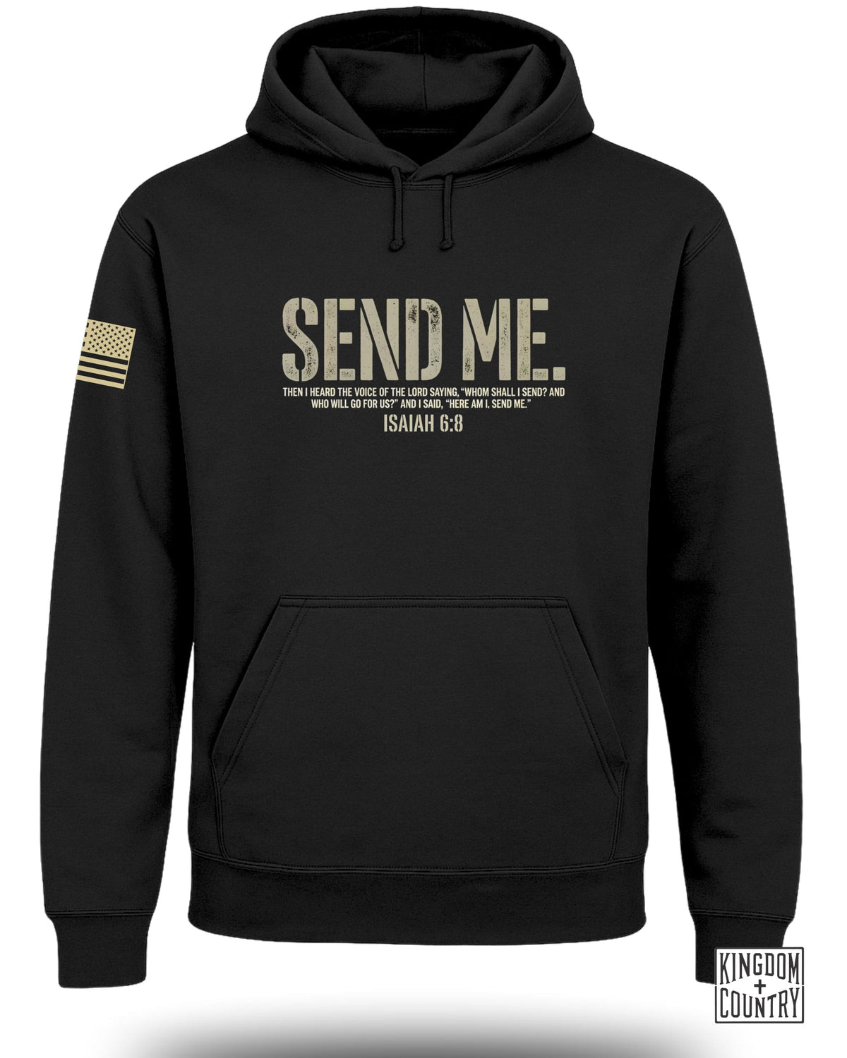 Send Me Isaiah 6:8 Christian Hoodie