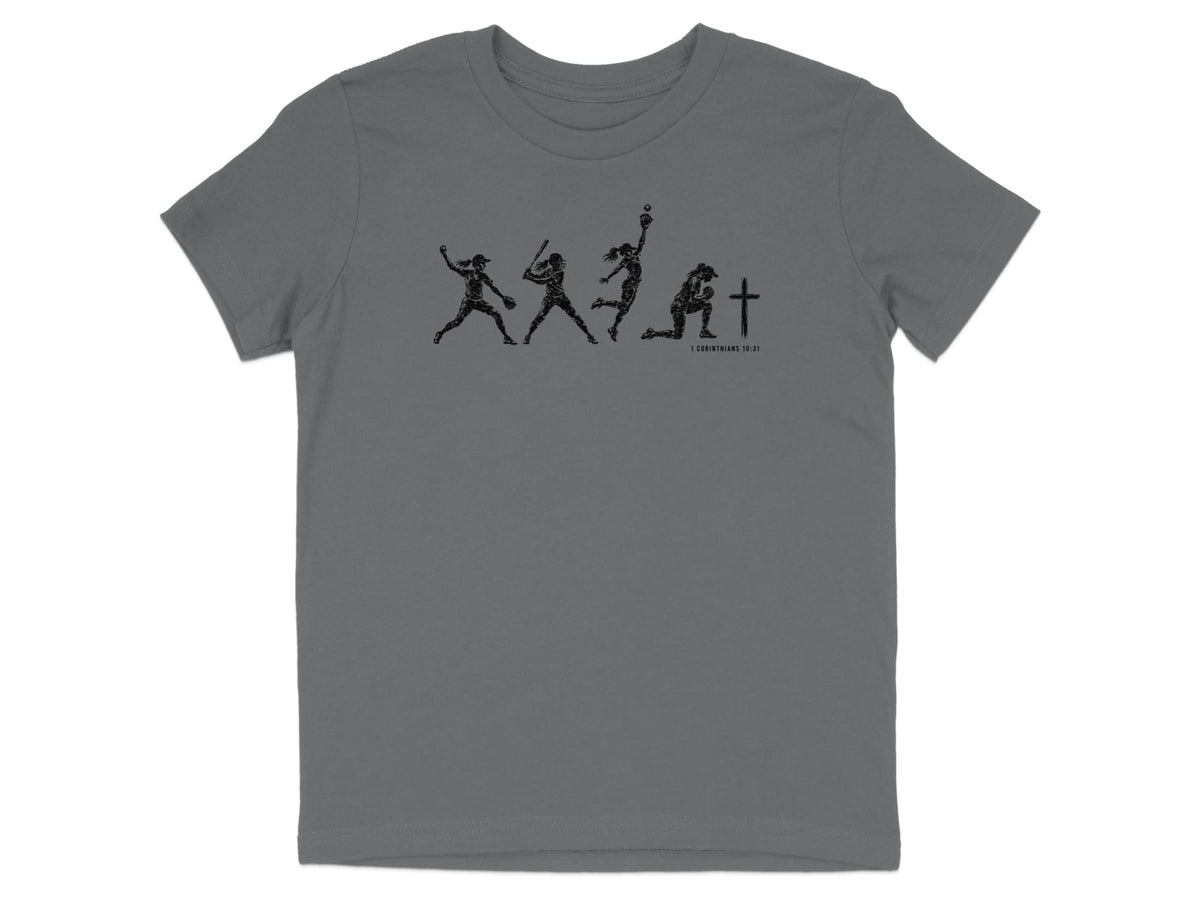 Softball Faith Journey Youth T-Shirt