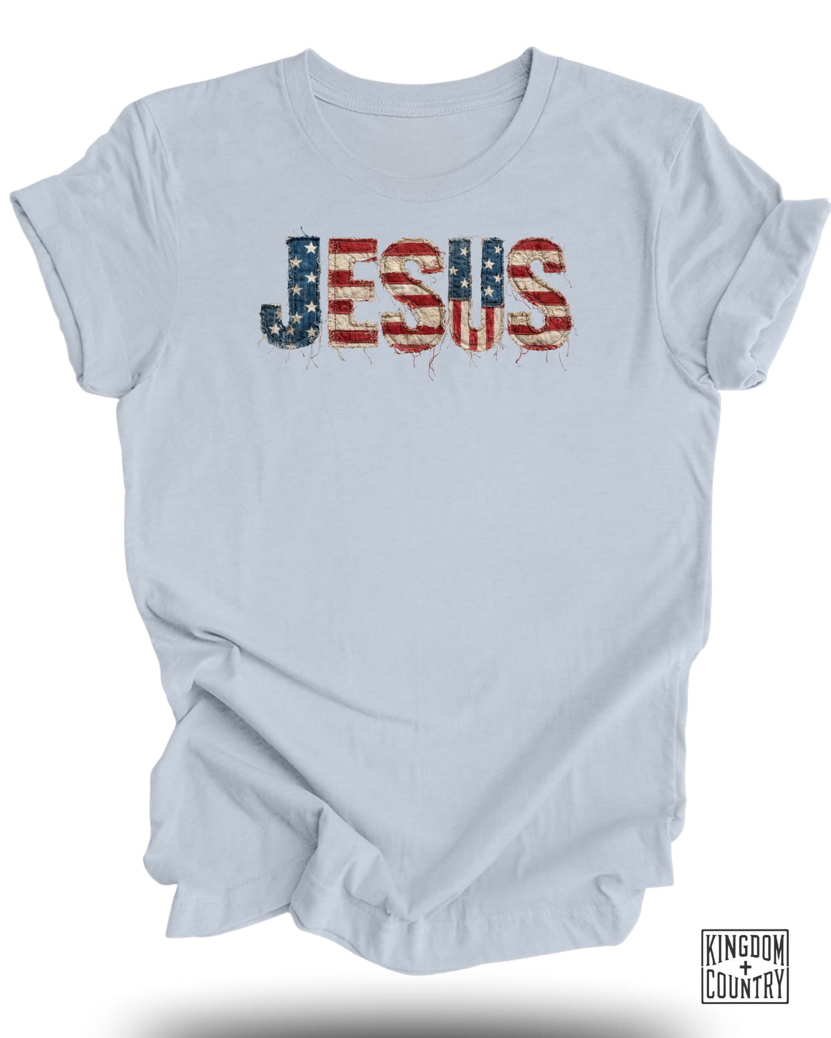 Patriotic Jesus American Flag T-Shirt