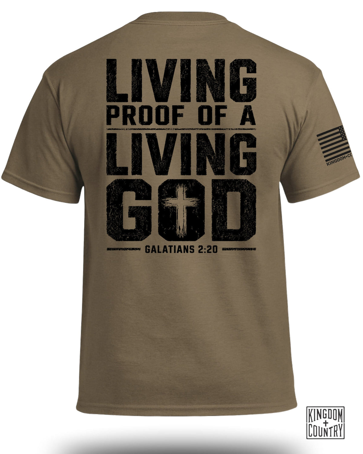 Living Proof Of A Living God Galatians 2:20 T-Shirt