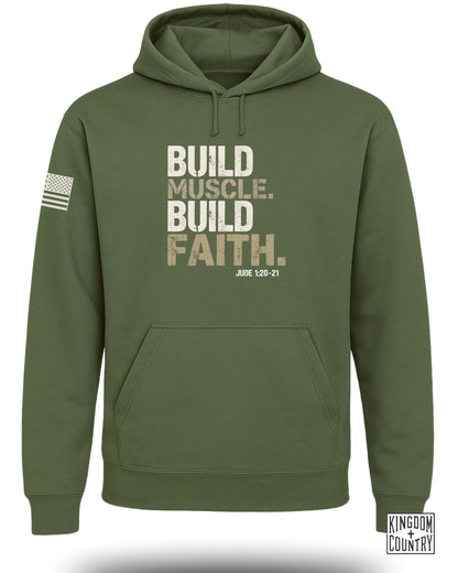 Build Muscle Build Faith Hoodie
