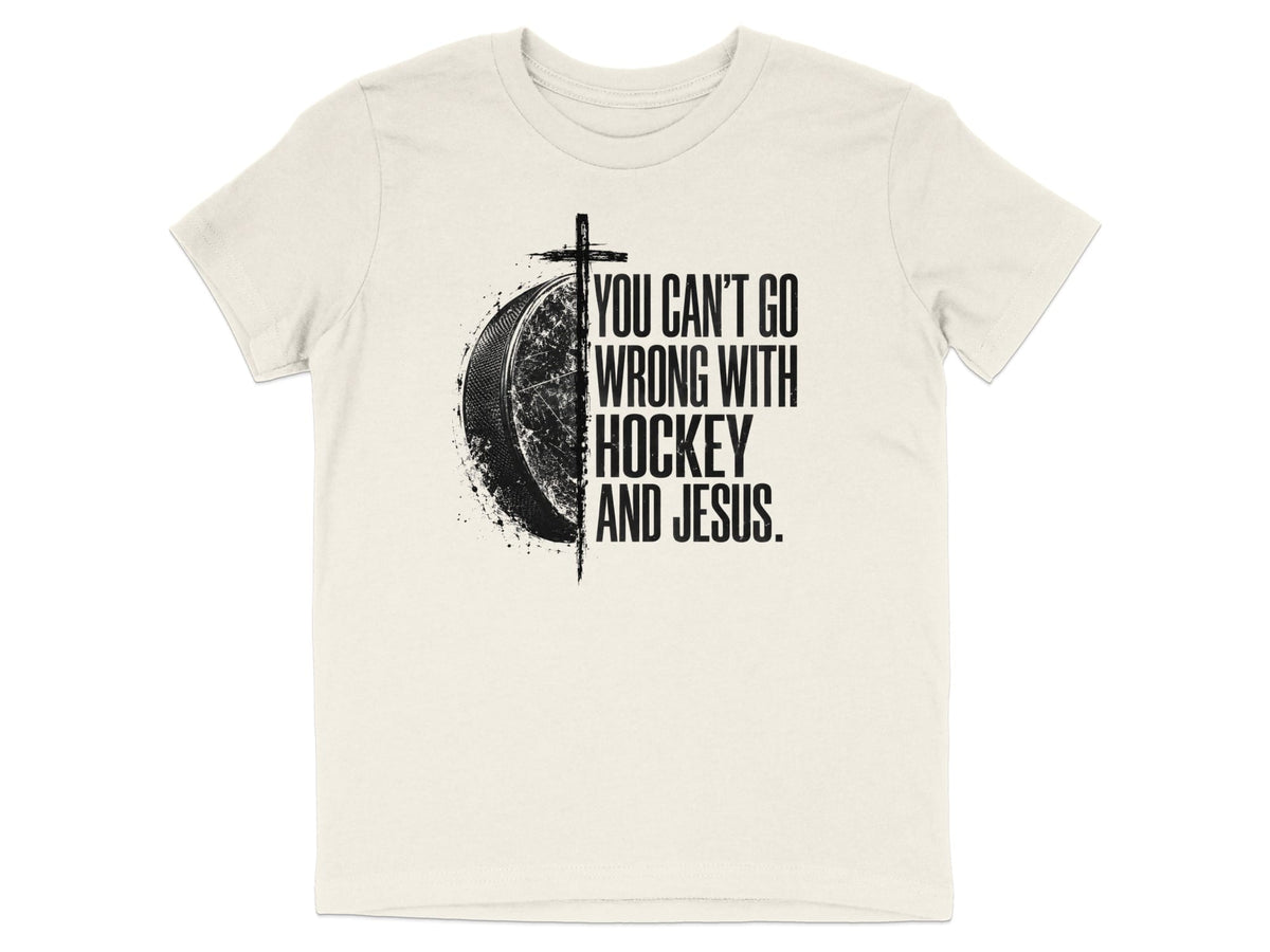 Hockey And Jesus Youth T-Shirt