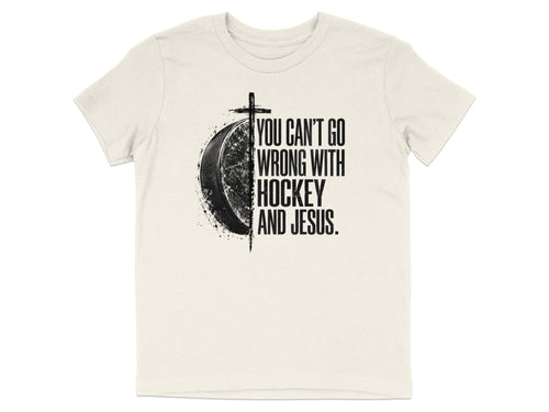 Hockey And Jesus Youth T-Shirt