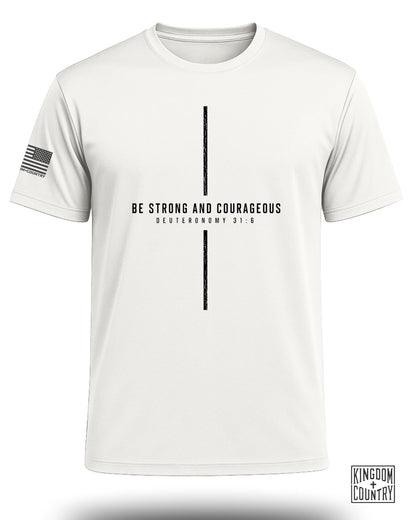 Be Strong And Courageous Performance Shirt