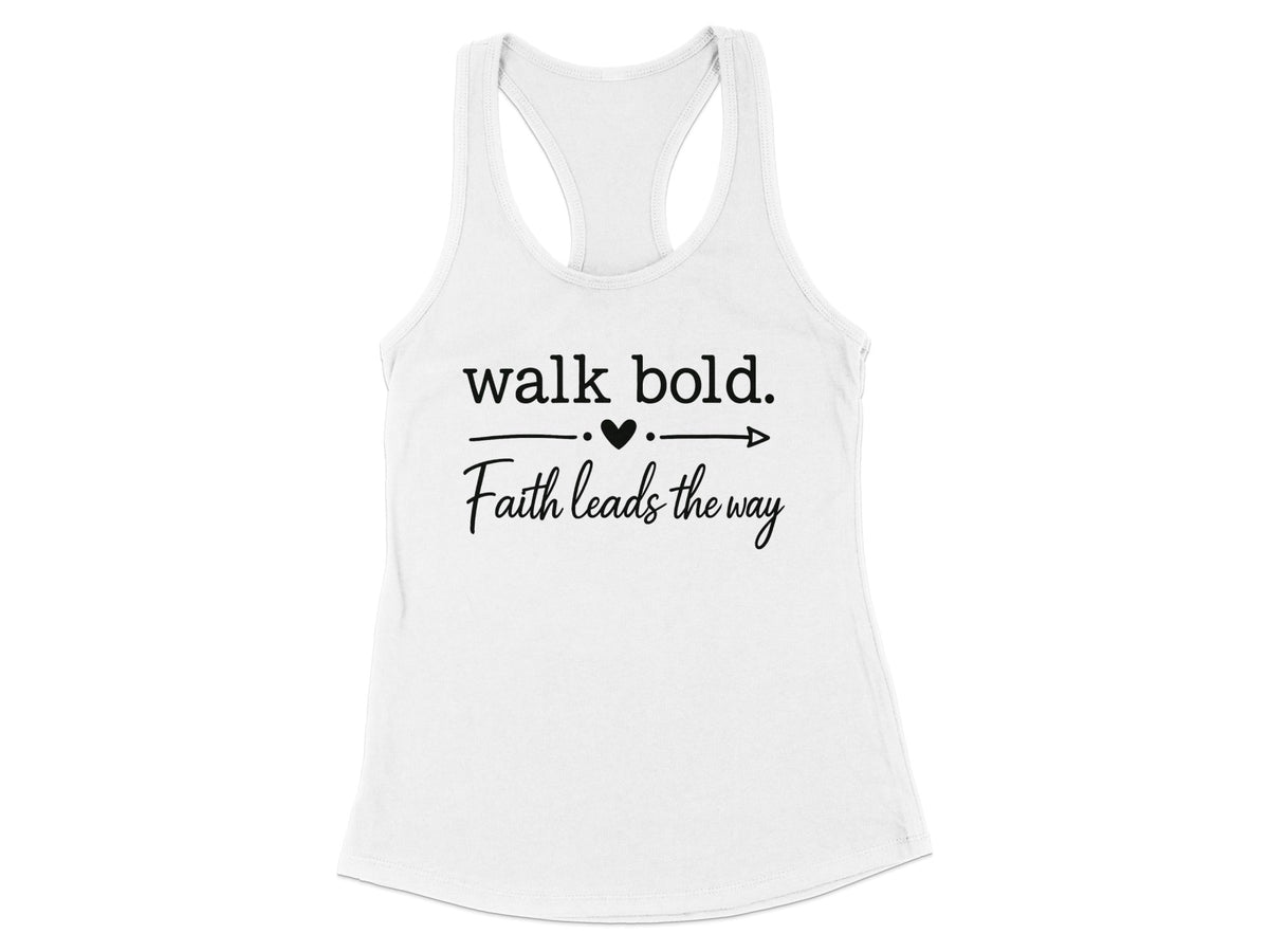 Faith Leads The Way Racerback Tank