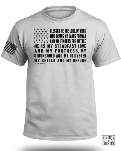 Blessed Be The Lord Flag T-Shirt