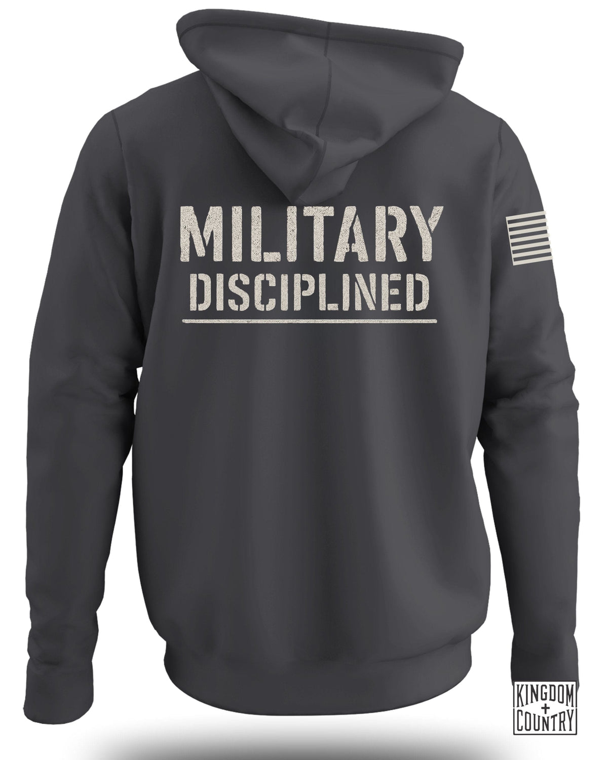 Military Disciplined Graphic Hoodie