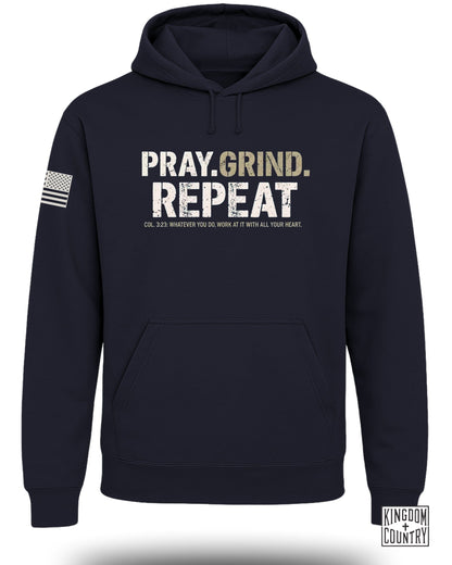 Pray Grind Repeat Hoodie