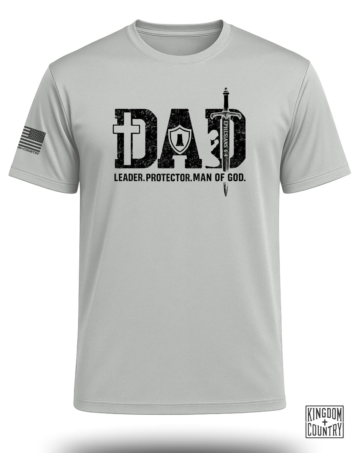 Dad: Leader, Protector, Man of God Performance Shirt