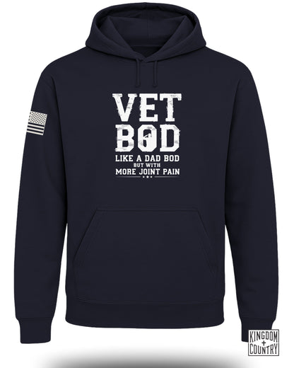 Vet Bod Like Dad Bod Hoodie (Front)