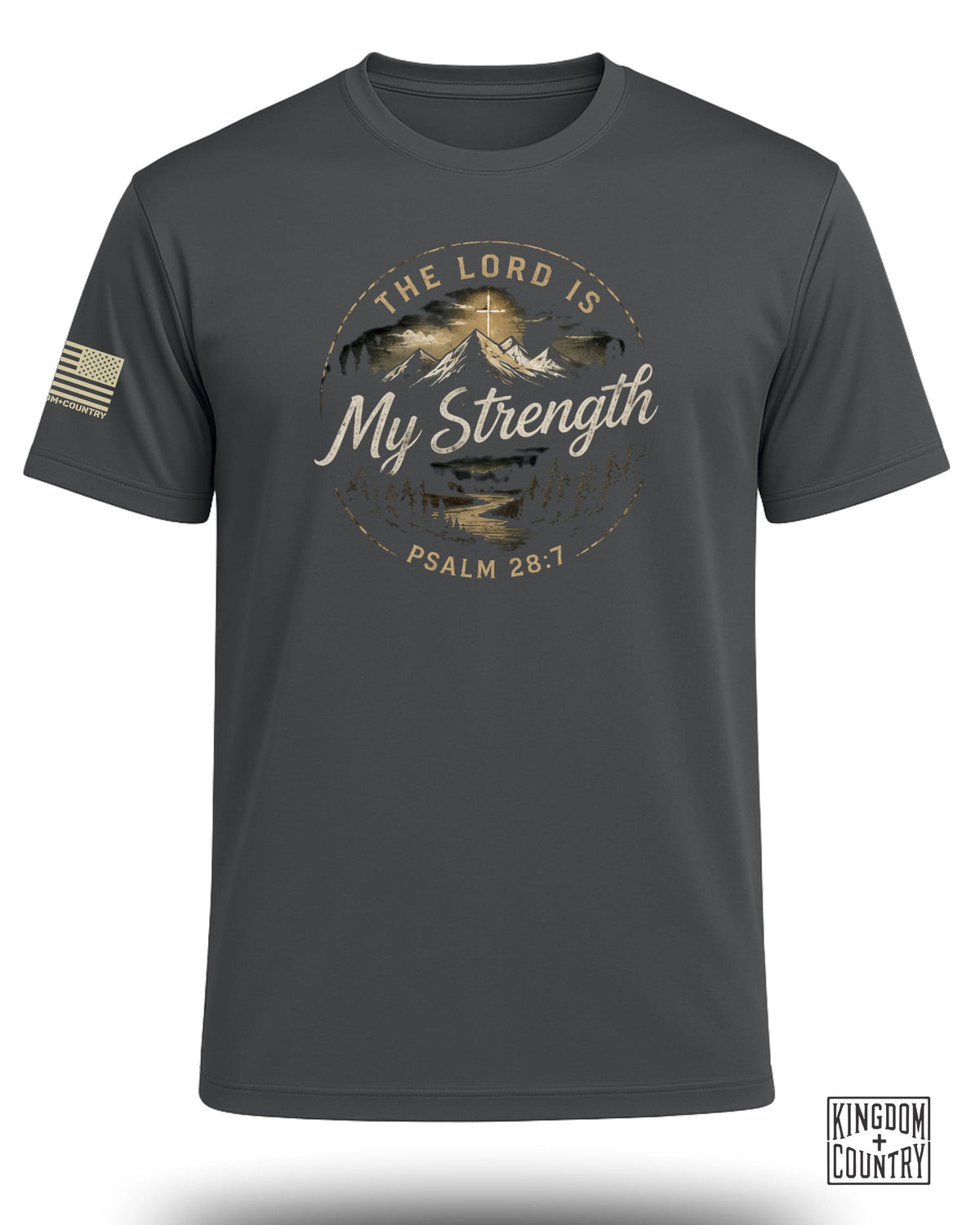 Lord Is My Strength Mountain Performance Shirt