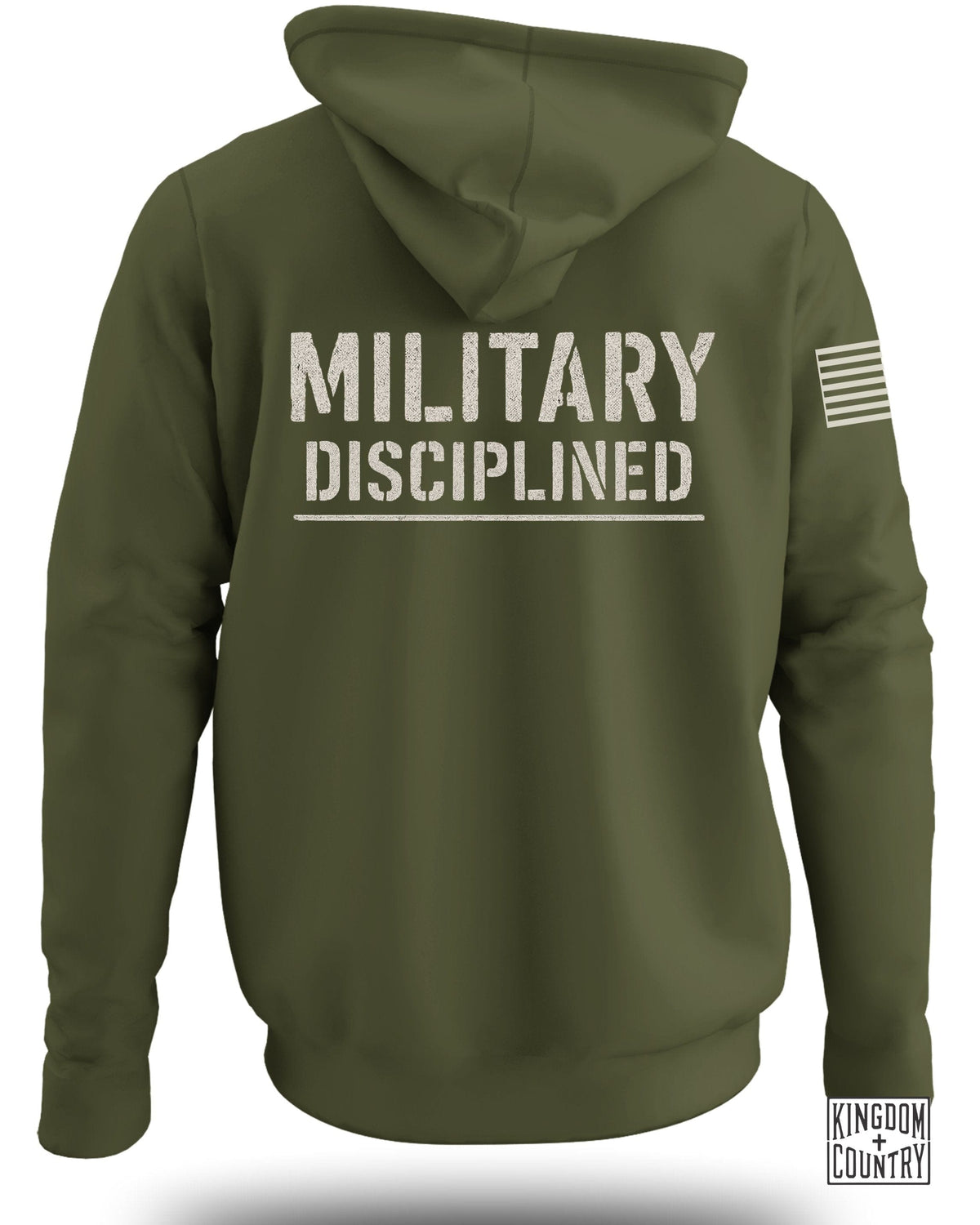 Military Disciplined Graphic Hoodie