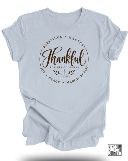 Thankful For His Goodness T-Shirt