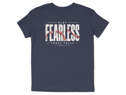 Play Fearless Joshua 1:9 Baseball T-Shirt