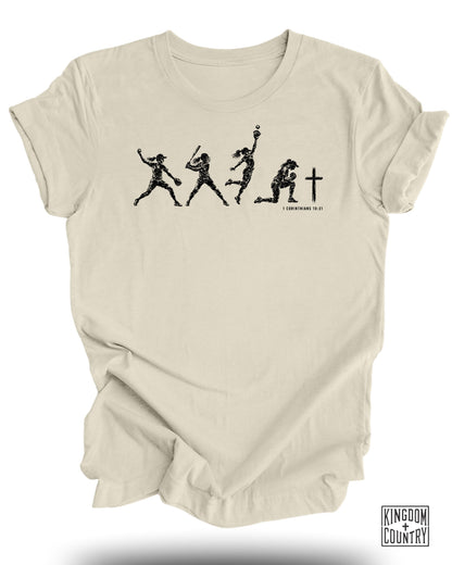 Softball Faith Journey T-Shirt