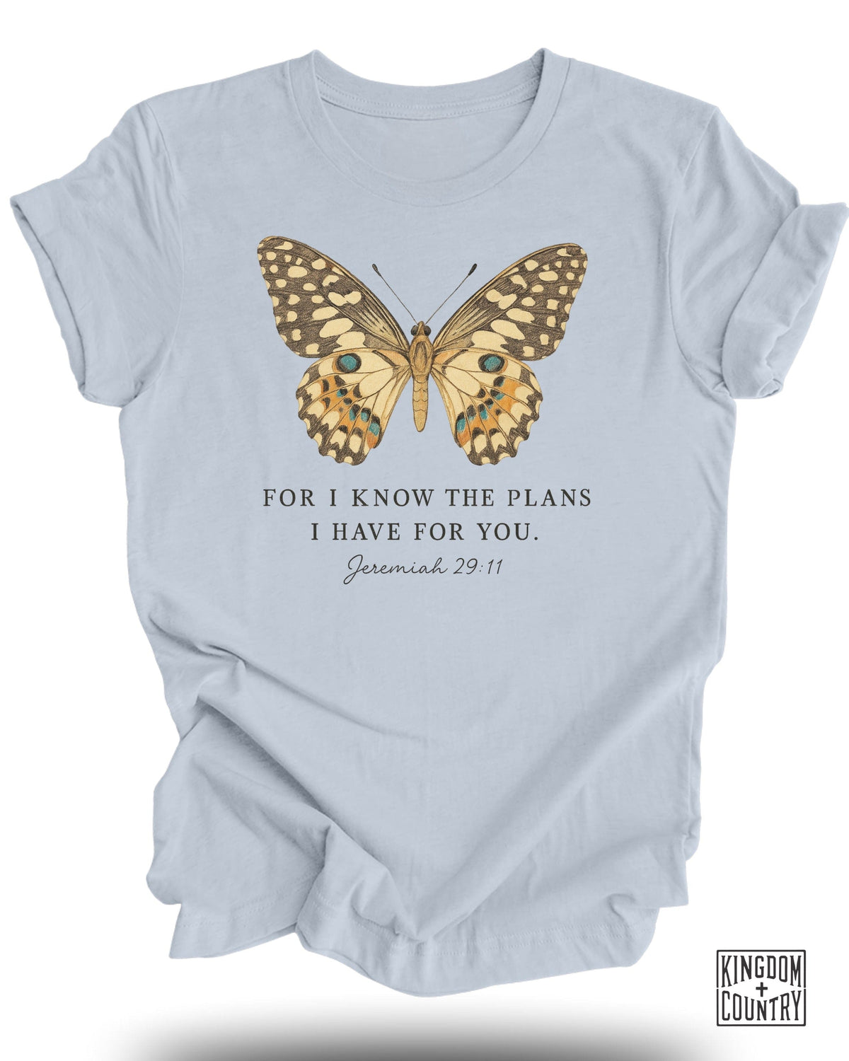 For I Know The Plans I Have For You Butterfly T-Shirt